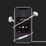 Fone de Ouvido Type C Rubber Premium branco