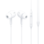 Fone de Ouvido Type C Rubber Premium branco