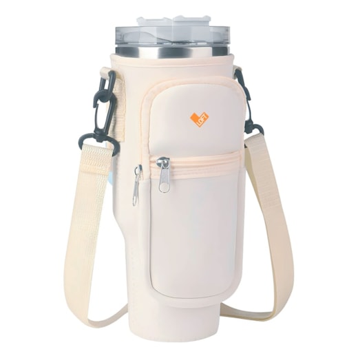 Garrafa Termica Bottle Bag bege