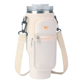 Garrafa Termica Bottle Bag bege