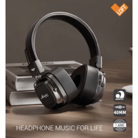 Headphone Music for Life preto