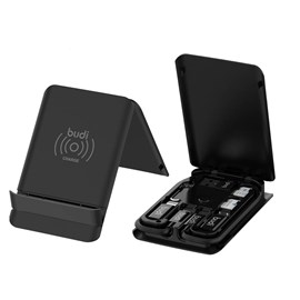 Kit carregador wireless travel com cabo Type-C ada