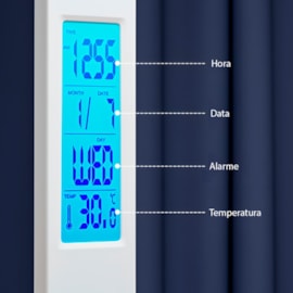 Luminária carregadora Display branca