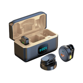 Microfone de Lapela Wireless Loft Premium Preto
