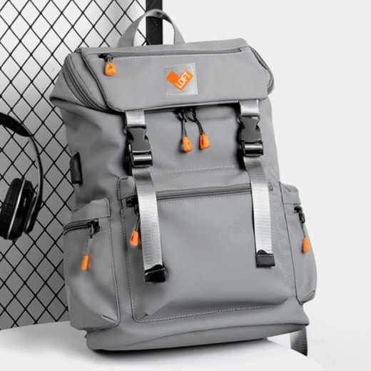 Mochila Loft Everyday cinza