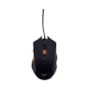 Mouse gamer Loft Invictus Preto e Laranja