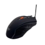 Mouse gamer Loft Invictus Preto e Laranja
