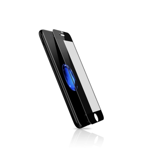 Pelicula vidro 4d iphone 7 8  plus preta.