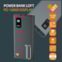 Power Bank Loft PD 10000mAh Display branca Power Bank Loft PD 10000mAh Display branca