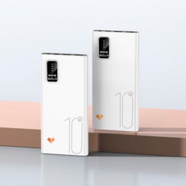 Power Bank Loft PD 10000mAh Display branca Power Bank Loft PD 10000mAh Display branca