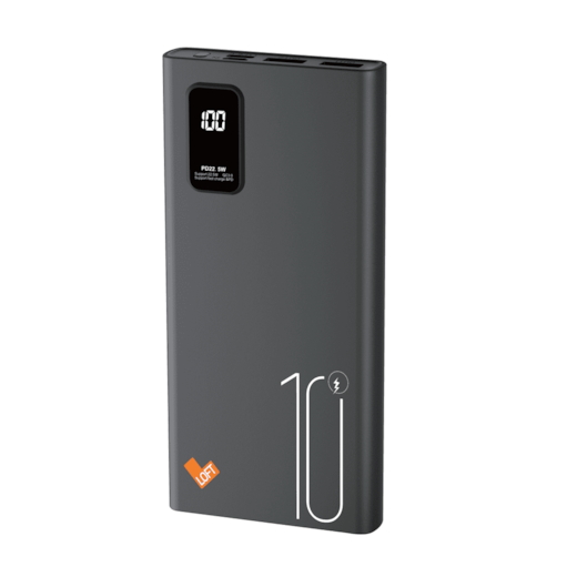 Power Bank Loft PD 10000mAh Display preta