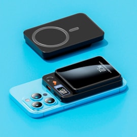 Power Bank Magnética Loft Display 5000mAh preto Power Bank Magnética Loft Display 5000mAh preto