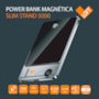 Power Bank Magnética Slim Stand 5000MAH Grafite