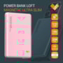 Power Bank Magnética Ultra Slim 10000MAH rosa Power Bank Magnética Ultra Slim 10000MAH rosa