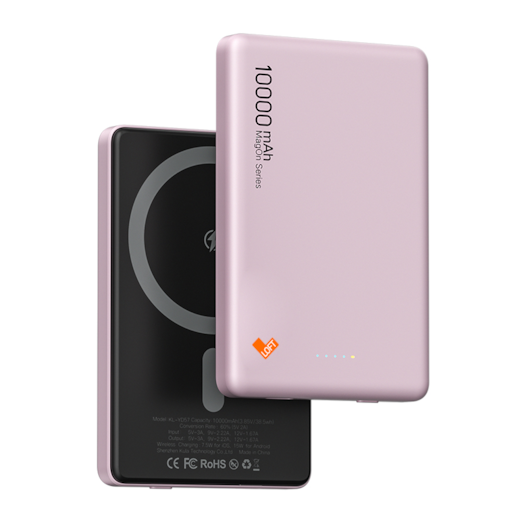 Power Bank Magnética Ultra Slim 10000MAH rosa Power Bank Magnética Ultra Slim 10000MAH rosa