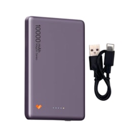 Power Bank Magnética Ultra Slim 10000MAH roxa