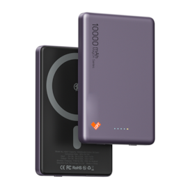 Power Bank Magnética Ultra Slim 10000MAH roxa