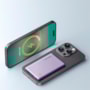 Power Bank Magnética Ultra Slim 5000MAH Lilas