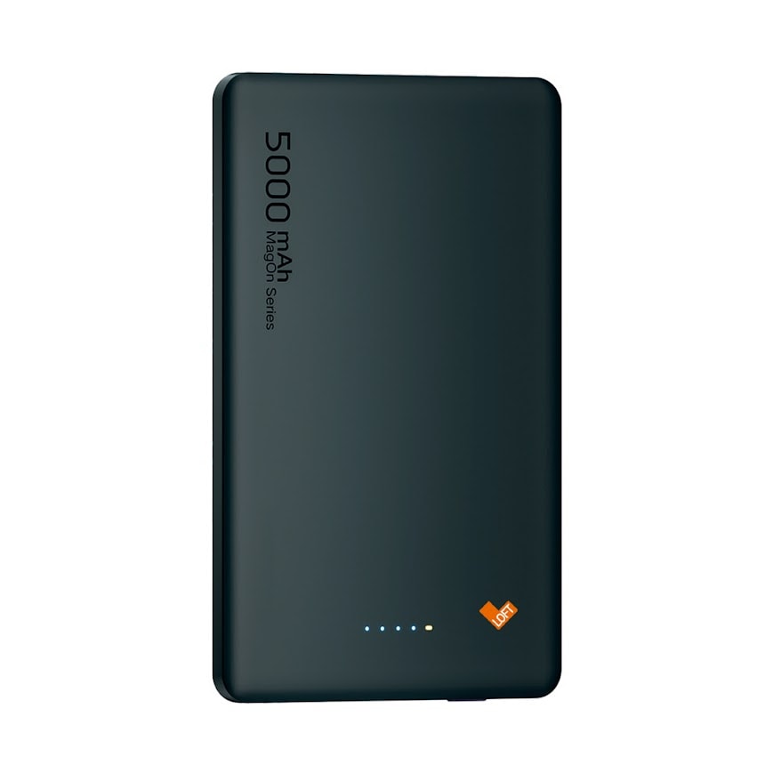 Power Bank Magnética Ultra Slim 5000mAh Preta | Loft