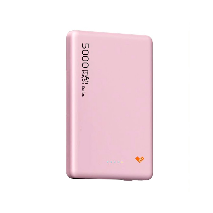 Power Bank Magnética Ultra Slim 5000MAH rosa - Loft Design