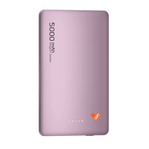 Power Bank Magnética Ultra Slim 5000MAH rosa