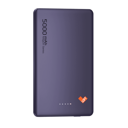 Power Bank Magnética Ultra Slim 5000MAH roxa