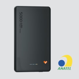 Power Bank Magnética Ultra Slim preto