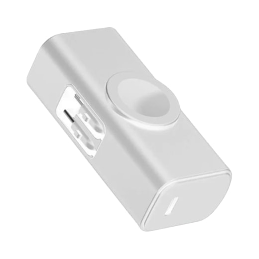 Power Bank Portátil 3 em 1 Branca