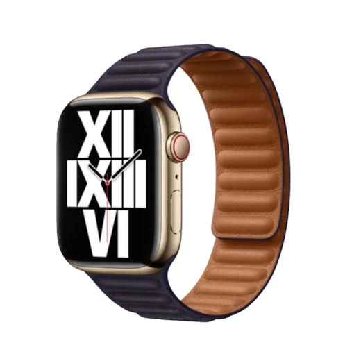 Pulseira Couro Magnético az-mr 42/44/45/49 mm