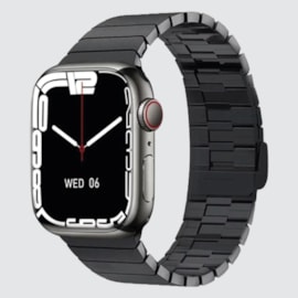 Pulseira Metal Paralela Fosca pr 201L, 42/44/45/49 mm