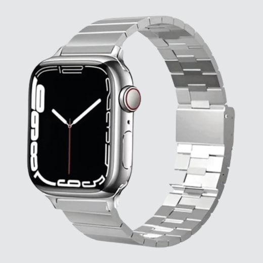 Pulseira Metal Paralela Fosca pt 201L, 42/44/45/49 mm