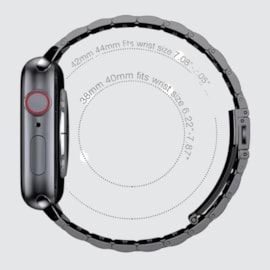 Pulseira Metal Paralela Fosca pt 201L, 42/44/45/49 mm