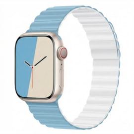 Pulseira Silicone Magnética bg-az 42/44/45/49 mm
