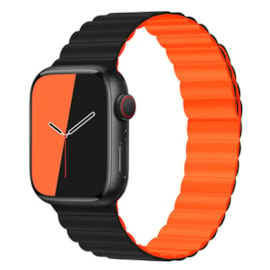 Pulseira Silicone Magnética pr-lj 42/44/45/49 mm