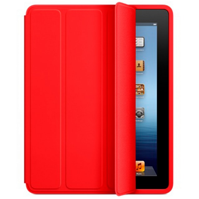 Smart Capa iPad air vermelha.